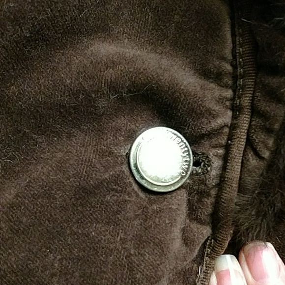 Twill 22 Fur coat military cargo - Picture 4 of 7